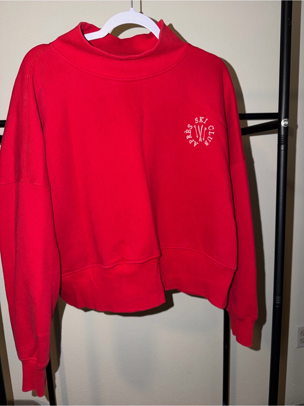 Apres ski club cowl neck cropped sweater